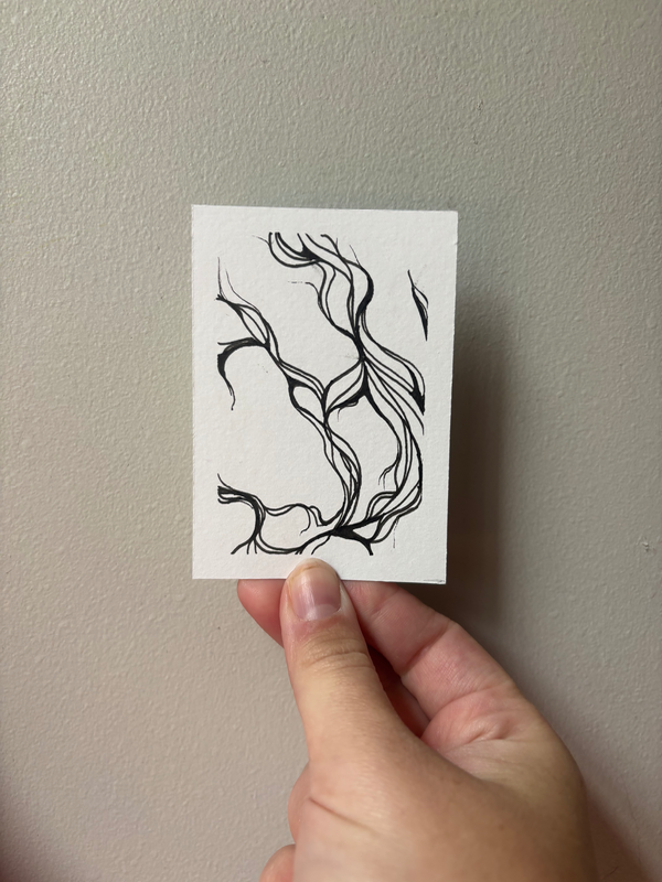 Like Smoke aceo art card