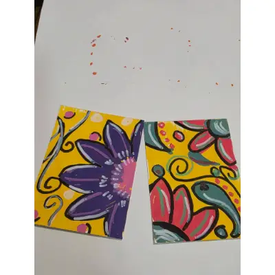 Purple Haze aceo art card thumbnail 2