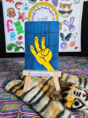 "The Gang's All Here" Fan Art, SpongeBob aceo art card thumbnail 1