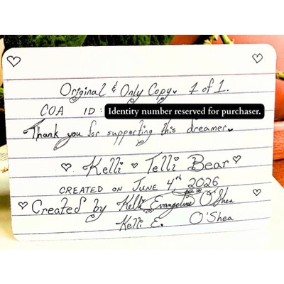 Affirmation ACEO “You are always enough.” Handmade Ink on Index Card, Signed COA aceo art card thumbnail 2
