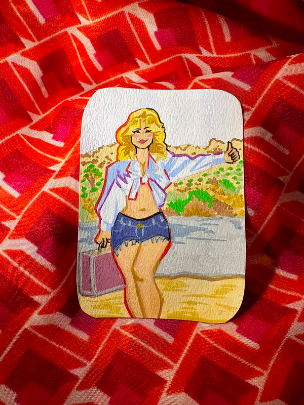 Sabrina Carpenter-Manchild aceo art card