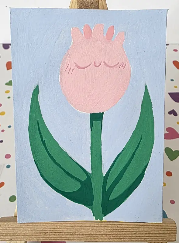 Cheery aceo art card