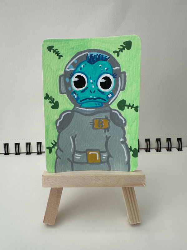 Zev aceo art card
