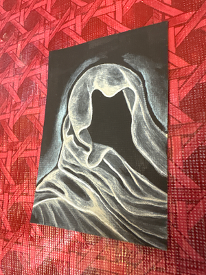 Romantic Horror Knight aceo art card thumbnail 3