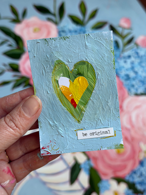 Be Original aceo art card thumbnail 2