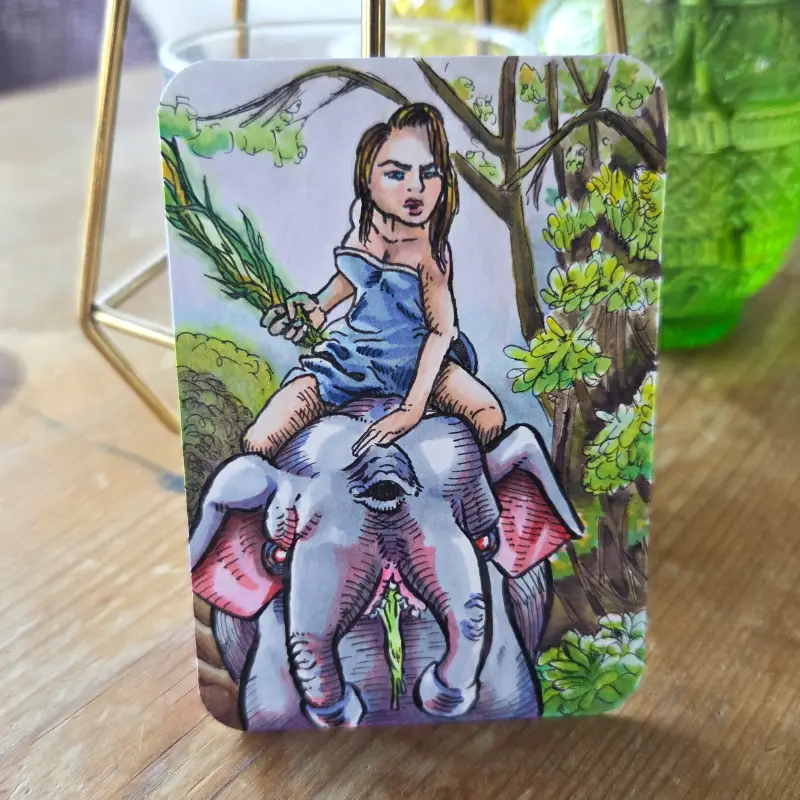Tread Lightly aceo art card