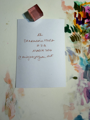 PEACE DOVE #3 Quilt floral flowers and bunting aceo art card thumbnail 2