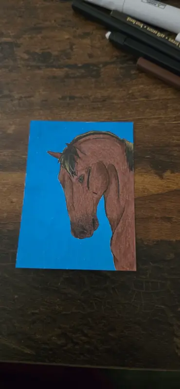 A Steed Worthy of a Prince - Noble Steeds #2 of 4 aceo art card