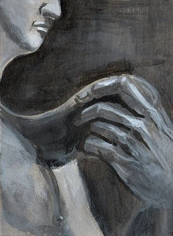 Fragments of David #5 | Hand | Cellestial_Art aceo art card