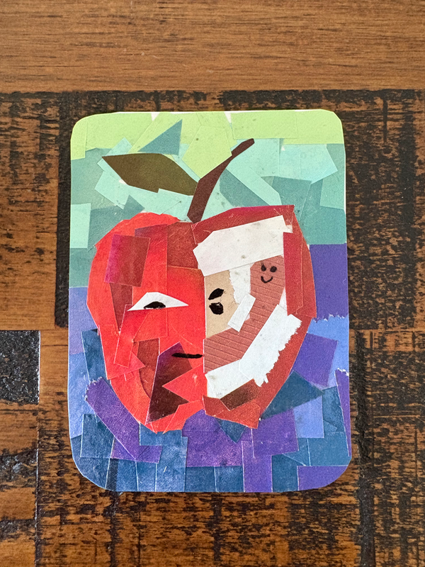 An Apple A Day aceo art card