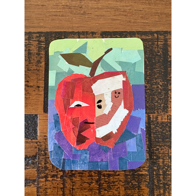 An Apple A Day aceo art card thumbnail 1
