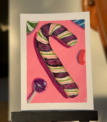 Holiday Sweetness aceo art card thumbnail 1