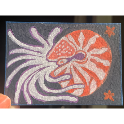 Argonaut - ACEO by Norah Mae aceo art card thumbnail 1