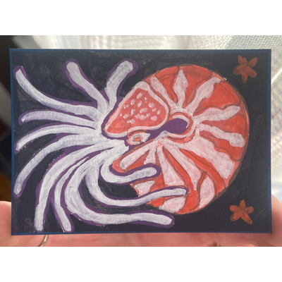 Argonaut - ACEO by Norah Mae aceo art card thumbnail 2