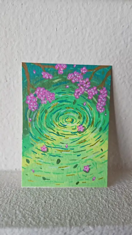 A Bit of Calm aceo art card