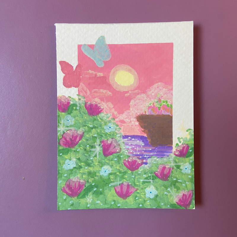 “Free” - inspired by Barbie Princess And The Pauper aceo art card