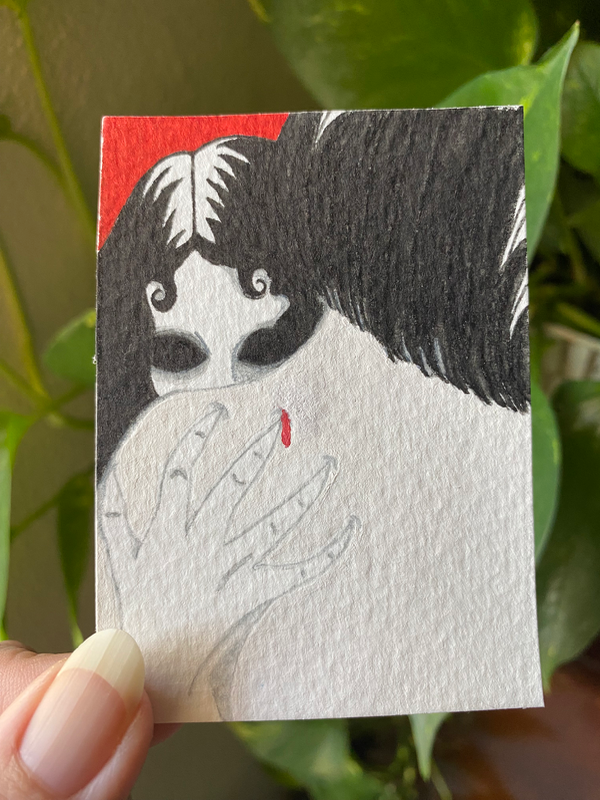 Mine aceo art card