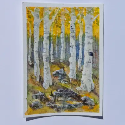 High Country #2 aceo art card thumbnail 4