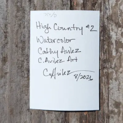 High Country #2 aceo art card thumbnail 5