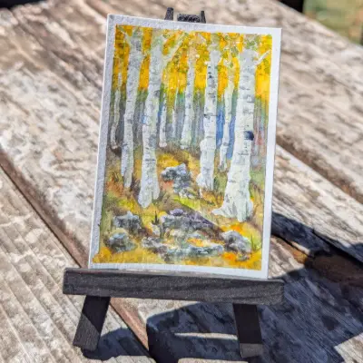 High Country #2 aceo art card thumbnail 2