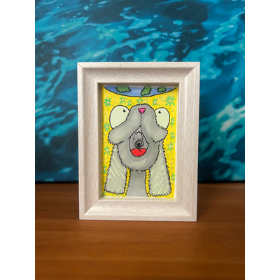 Dog’s World aceo art card thumbnail 3