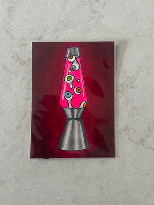 Observation Lamp aceo art card thumbnail 1