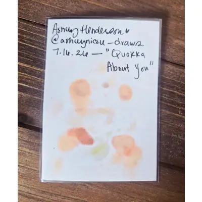 Quokka About You aceo art card thumbnail 2