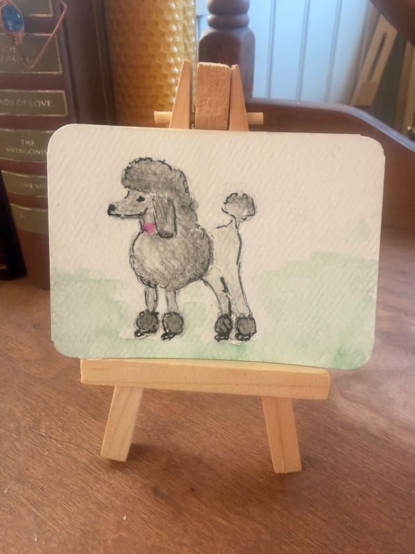Well Groomed and Unbothered aceo art card