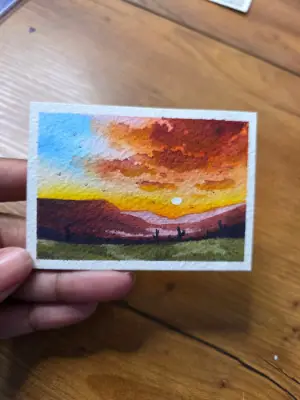 Arizona Pride aceo art card thumbnail 1