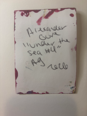 Jelly fish #4 aceo art card thumbnail 2