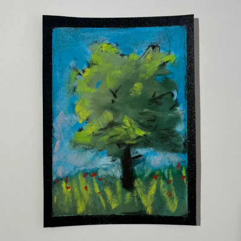 Nice Tree aceo art card