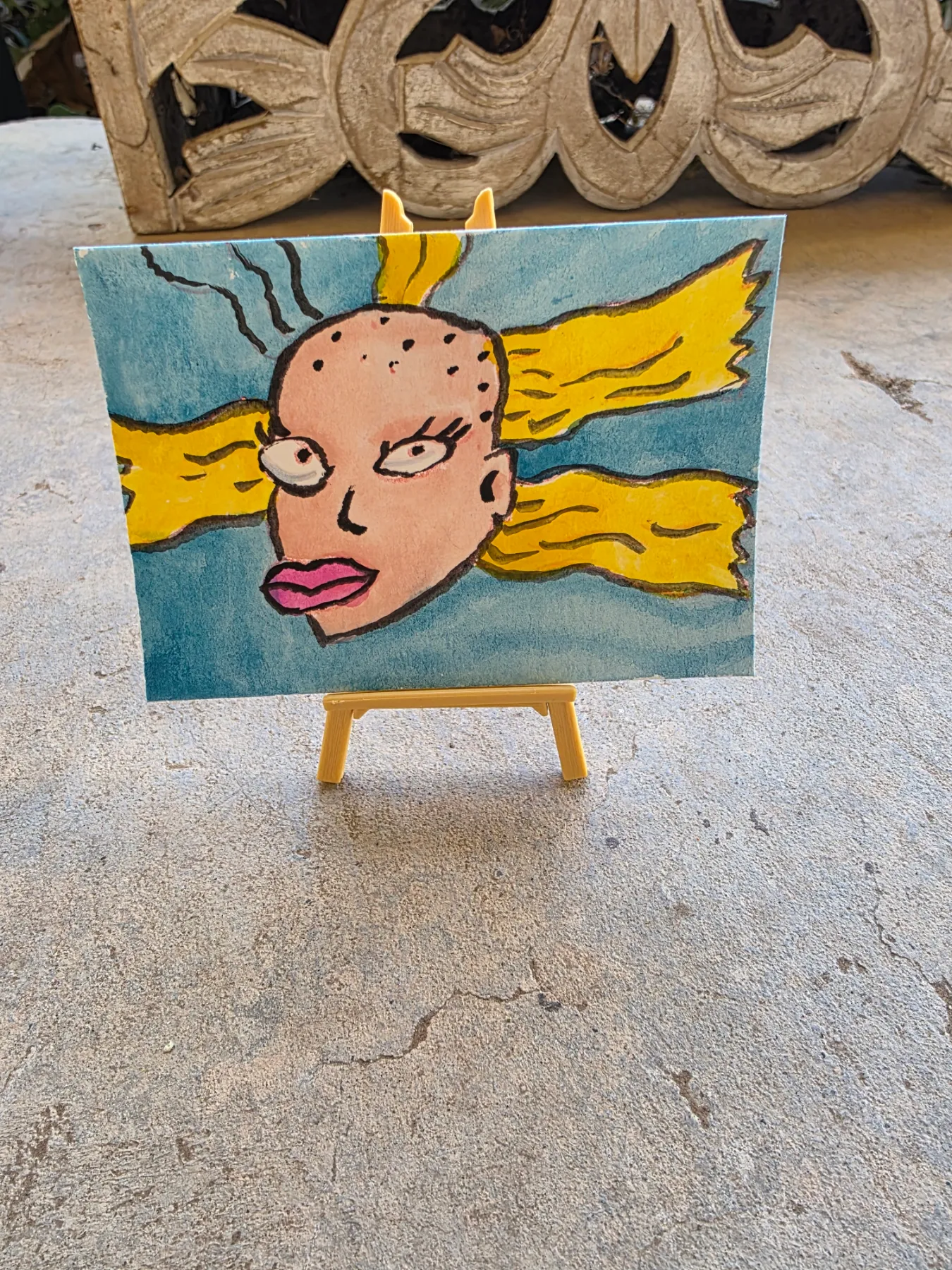 Cynthia aceo art card