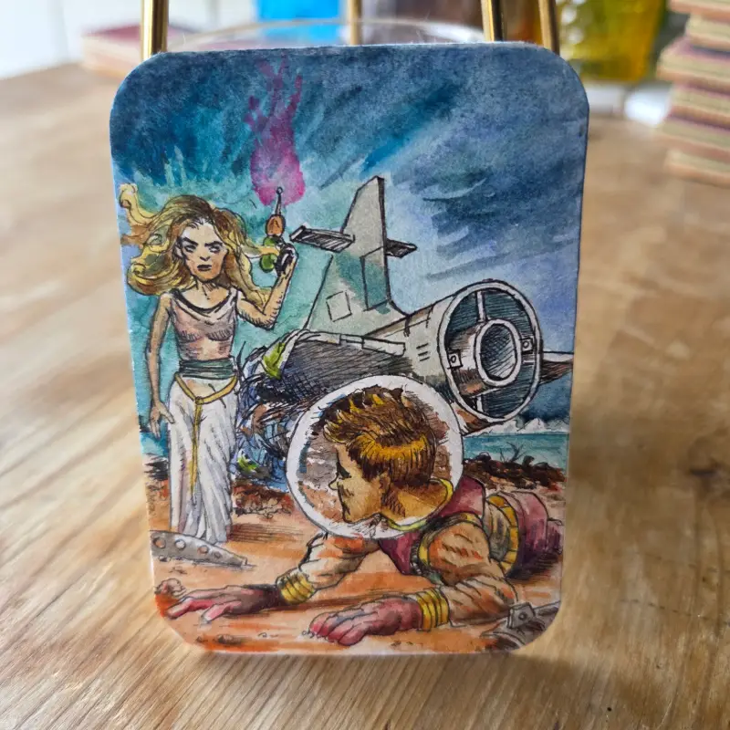 These Skies Are Mine aceo art card