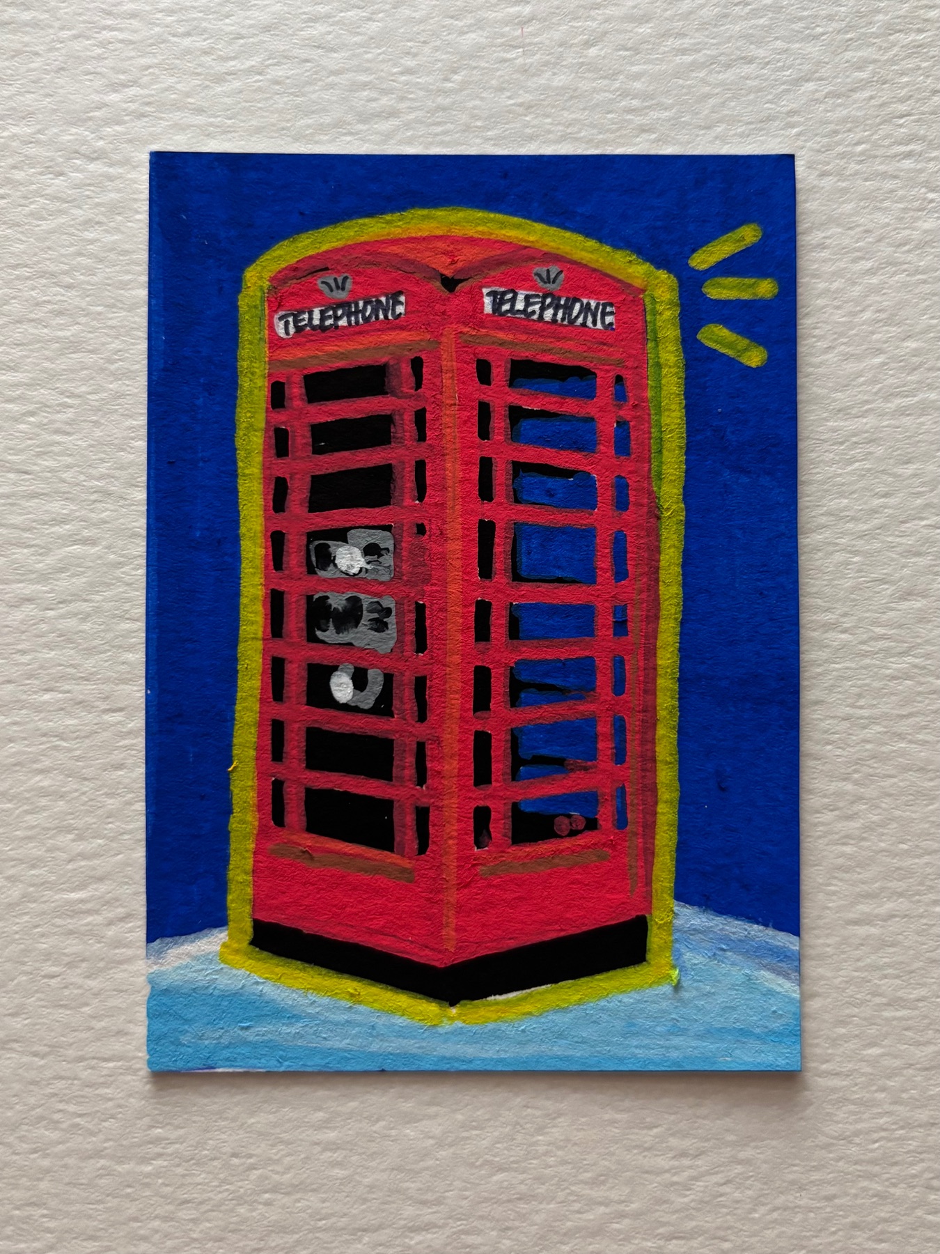 Call Me When You Get This aceo art card