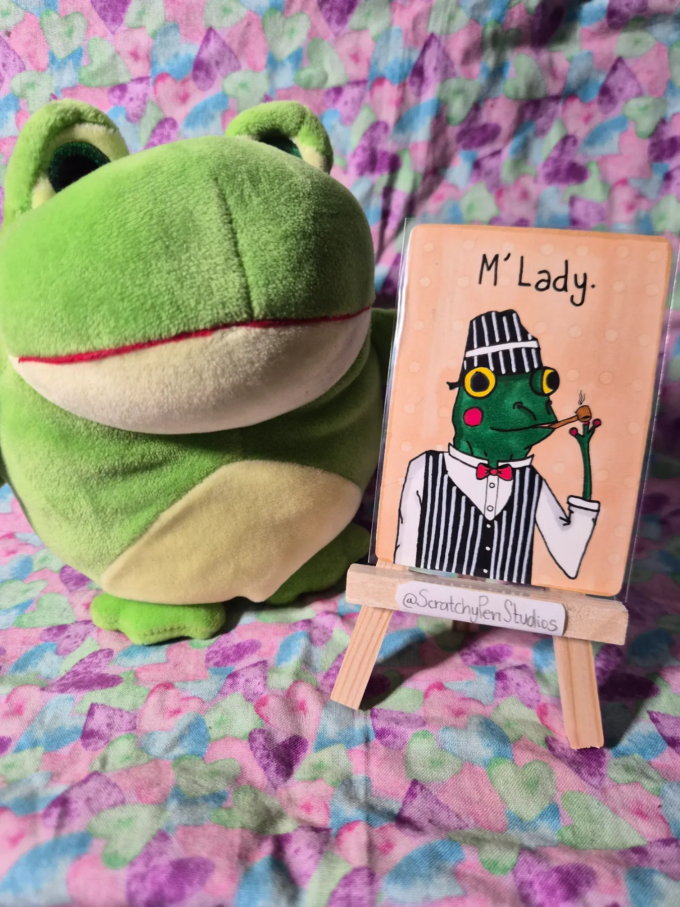 Mr. Fedora🐸 aceo art card
