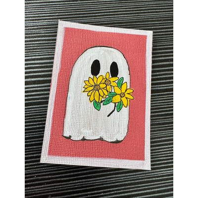 Ghosts Just Wanna Have Fun 1-5 aceo art card thumbnail 1
