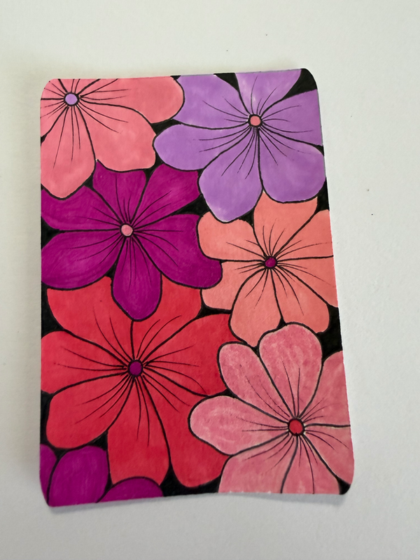 Sugar bloom ACEO aceo art card