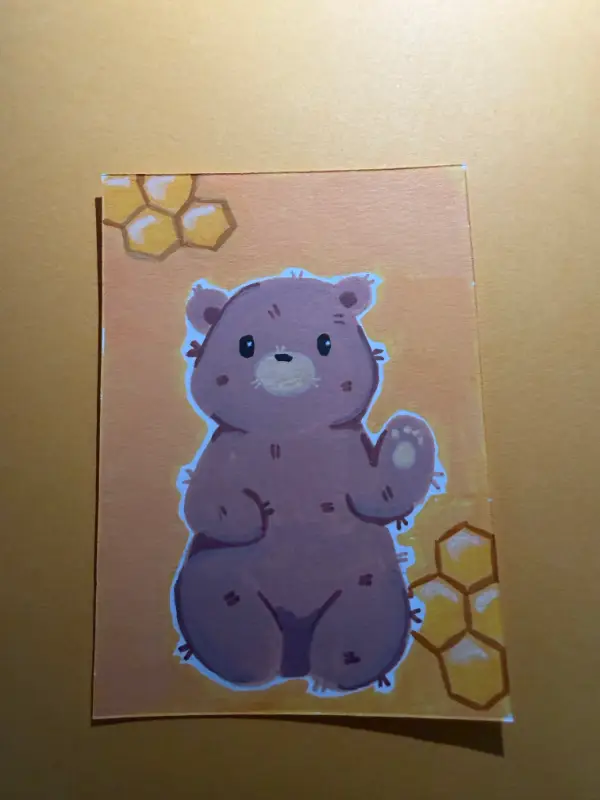 Hey Honey aceo art card