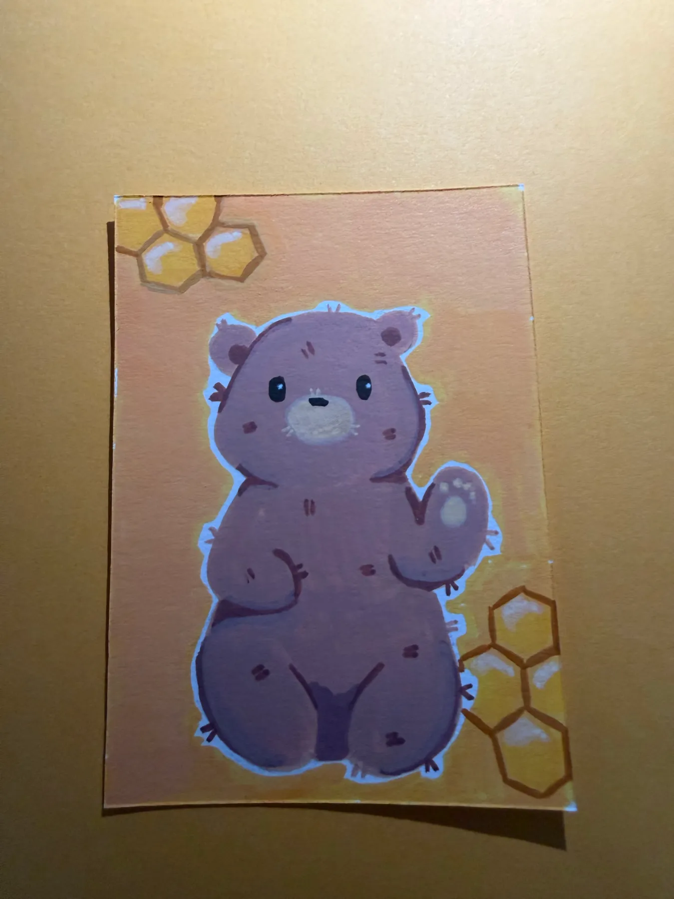 Hey Honey aceo art card