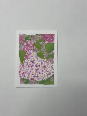 May Flowers aceo art card thumbnail 1
