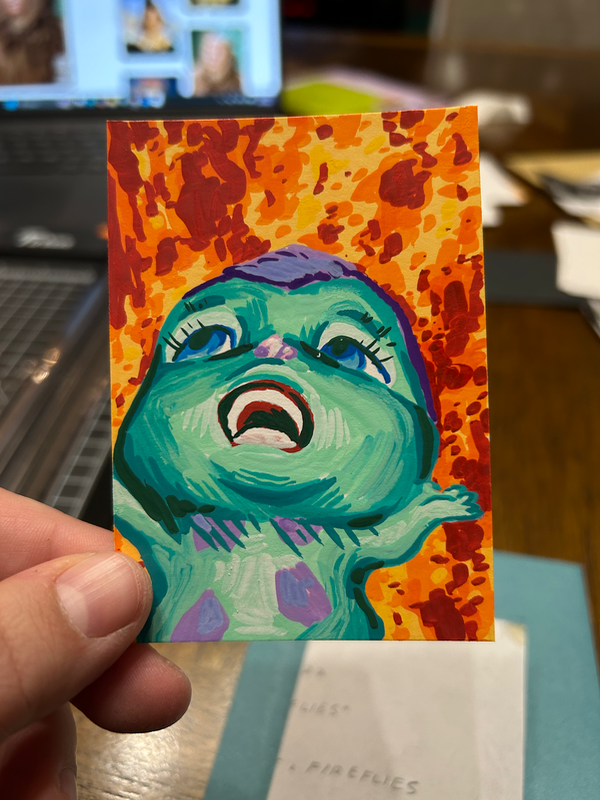 Sing For Me aceo art card