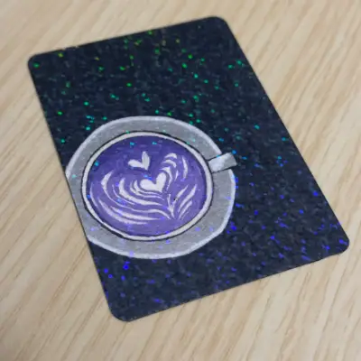 A Whole Latte Love aceo art card thumbnail 2