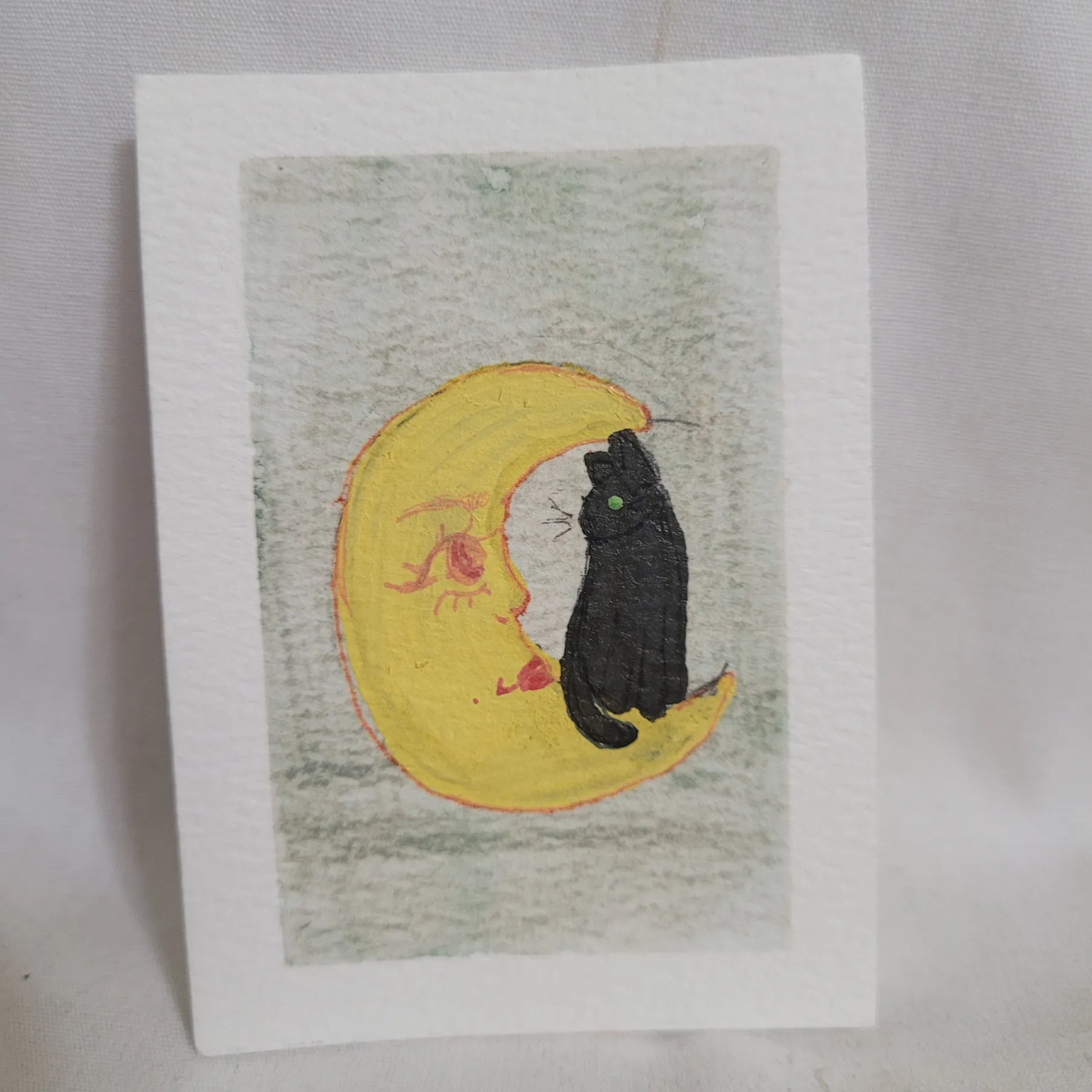 Goodnight, Little Shadow aceo art card