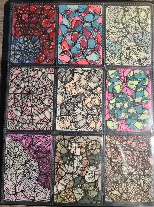 Custom Empathic Neurographic Styled Art Card aceo art card