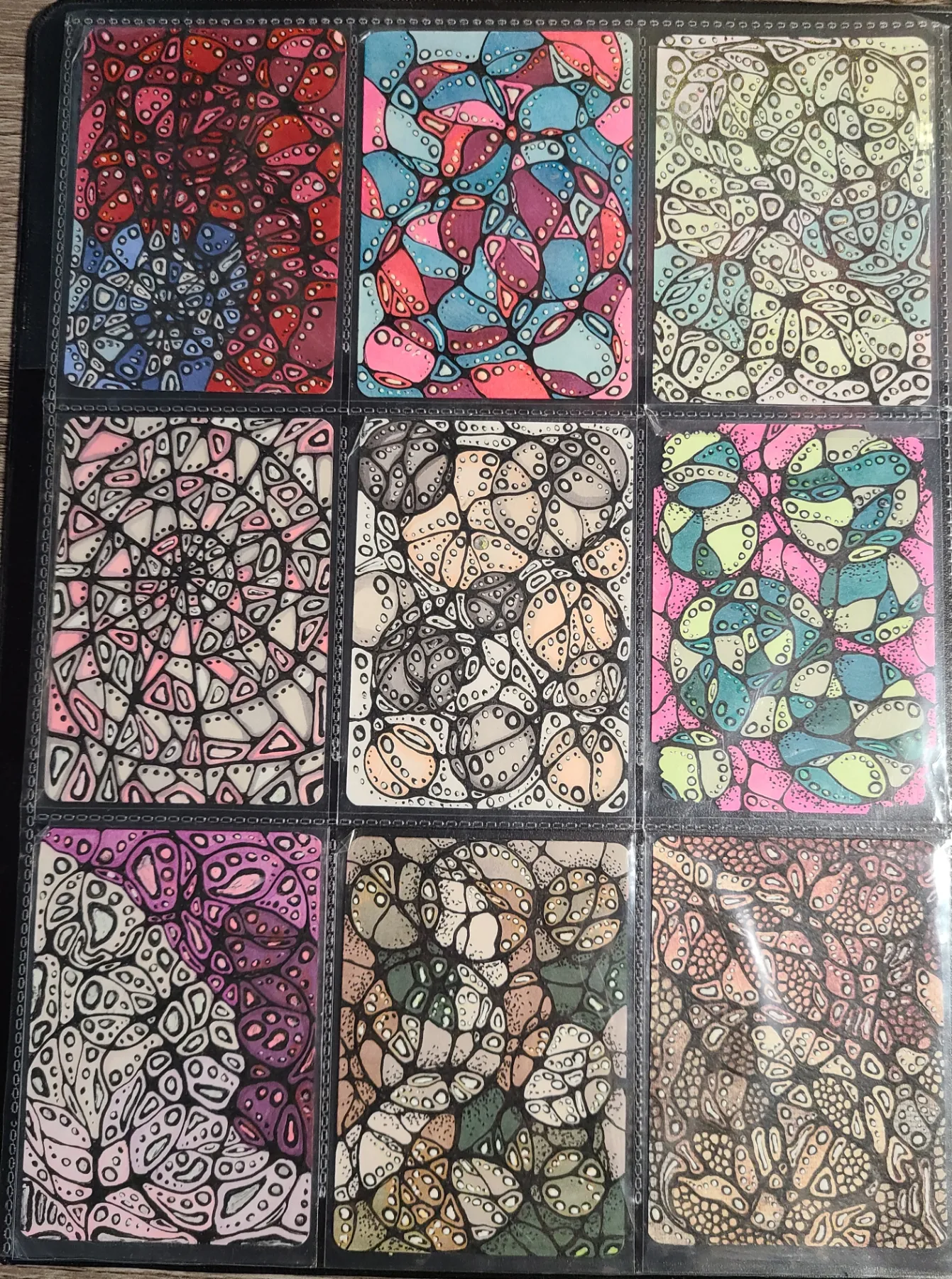 Custom Empathic Neurographic Styled Art Card aceo art card