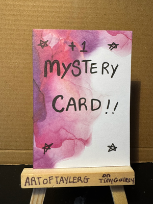 BUNDLE Worm & Apple aceo art card thumbnail 5