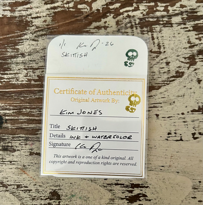 Skittish aceo art card thumbnail 2