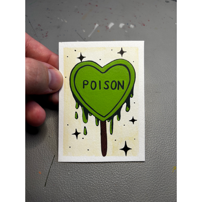 Poison and Dreams aceo art card thumbnail 1