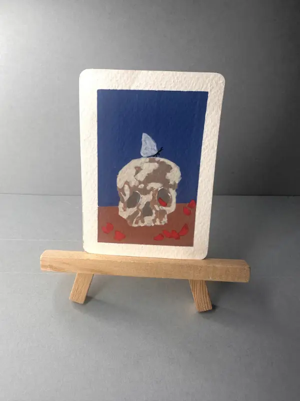 Life and Death aceo art card