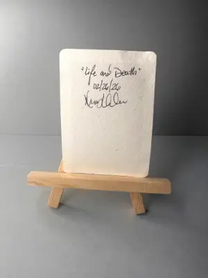 Life and Death aceo art card thumbnail 2